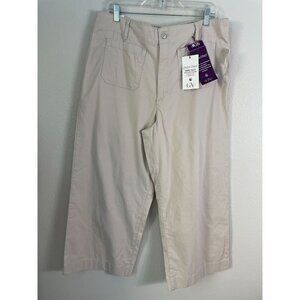 NEW‎ Gloria Vanderbilt Womens 16 Shape Effect Tummy Sculpt Wide Leg Crop Pants